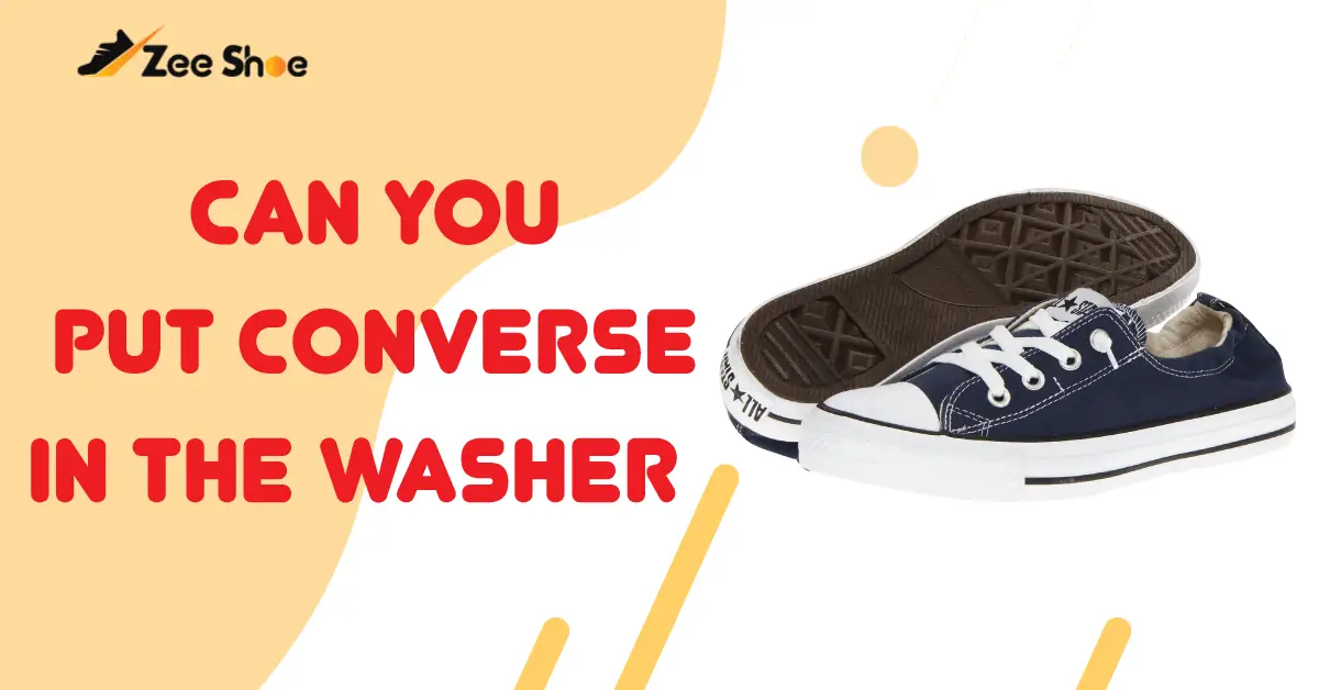 Can you put converse in the washer